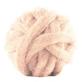 Corriedale Bulky Wool Roving-Light Apricot