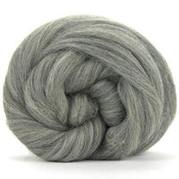 Merino Natural Grey-Wool Top - Mohair & More