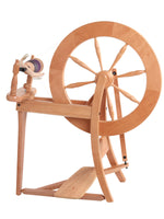 Traditional Spinning Wheel Double Drive Natural Unfinished