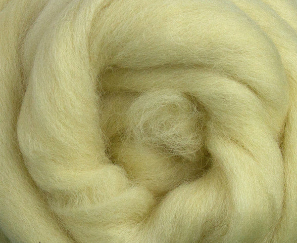 Eider Natural White Wool Top