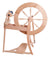 Traditional Spinning Wheel Single Drive Lacquered