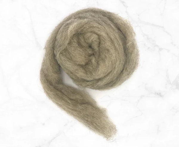 Wool Roving A Rabbit Carded Wool Roving-Jackrabbit – Mohair & More