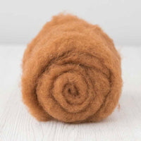 Bergschaf Wool Carded Batt - Cinnamon - Mohair & More