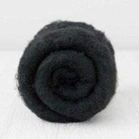 Bergschaf Wool Carded Batt - Dark - Mohair & More