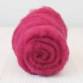 Bergschaf Wool Carded Batt - Raspberry