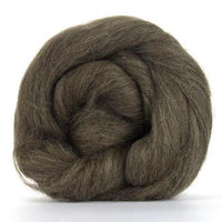 Bluefaced Leicester-Brown-Wool Top - Mohair & More