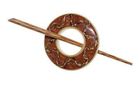 Copper Elepante Shawl Pin - Mohair & More