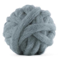 Corriedale Bulky Wool Roving-Ash - Mohair & More