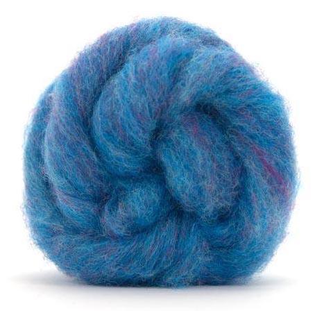 Corriedale Bulky Wool Roving-Bilberry Pie - Mohair & More