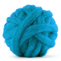 Corriedale Bulky Wool Roving-Cerulean