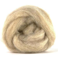 Corriedale Bulky Wool Roving-Dark Fawn - Mohair & More
