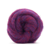 Corriedale Bulky Wool Roving-Forest Fruits - Mohair & More