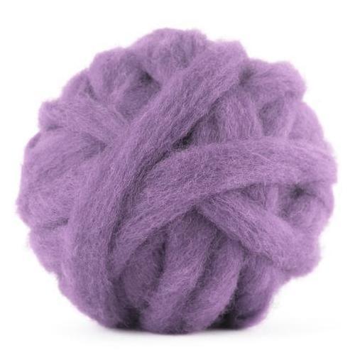 Corriedale Bulky Wool Roving-Lavender - Mohair & More