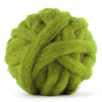 Corriedale Bulky Wool Roving-Lichen - Mohair & More