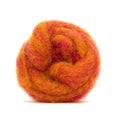 Corriedale Bulky Wool Roving-Peach Melba
