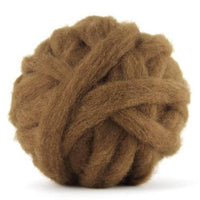 Corriedale Bulky Wool Roving-Sienna - Mohair & More