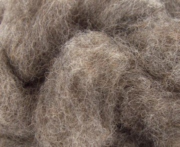 Corriedale Bulky Wool Roving-Squirrel