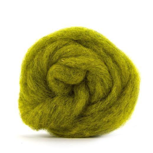 Corriedale Bulky Wool Roving-Sunflower - Mohair & More