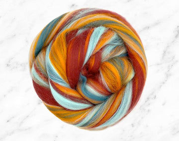 Ice and Fire Merino Roving Top