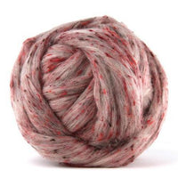 Jam Pot Red Tweed Combed Top - Mohair & More