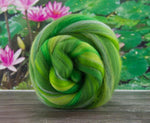 Kissed A Frog Merino Roving Top - Mohair & More