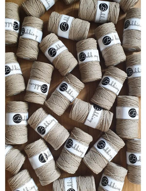 Macrame Rope 3mm Sand - Mohair & More