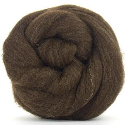 Merino Natural Brown-Wool Top - Mohair & More