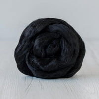 Mulberry Silk - Black - Mohair & More