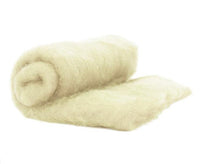 Norwegian Wool Carded Batt - Ecru-7 oz - Mohair & More