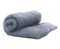 NZ Perendale Wool Carded Batt - Ash-7 oz - Mohair & More