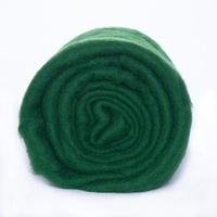 NZ Perendale Wool Carded Batt - Forest-7 oz - Mohair & More