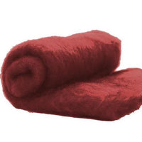 NZ Perendale Wool Carded Batt - Loganberry-7 oz - Mohair & More
