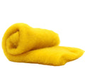 NZ Perendale Wool Carded Batt - Mustard-7 oz