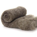 NZ Perendale Wool Carded Batt - Natural Brown-7 oz