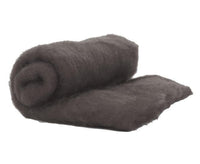 NZ Perendale Wool Carded Batt - Pewter-7 oz - Mohair & More