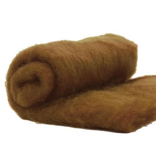 NZ Perendale Wool Carded Batt - Sienna-7 oz - Mohair & More
