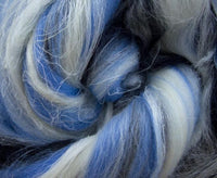 Pisces - Merino and Bleached Flax Roving/Combed Top - Mohair & More